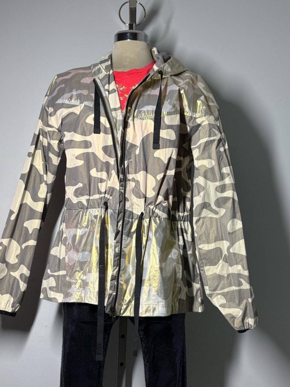 Like Military pattern Running Sports Polyurethane Jacket Size L